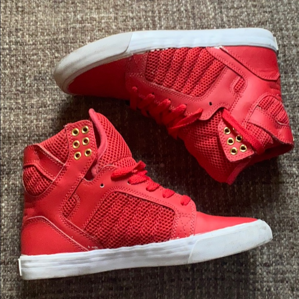 Supra Skytop Lite Pattern Red/White